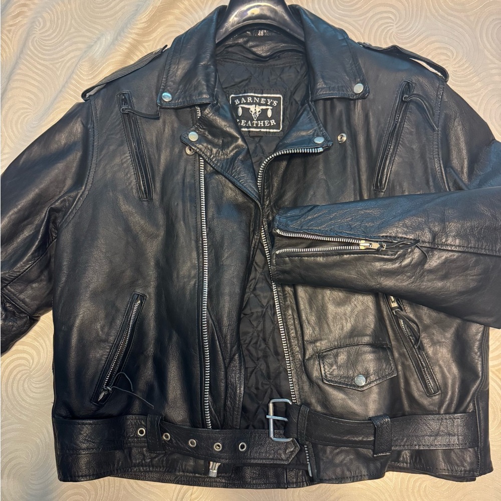 Motorcycle Jacket Black Leather